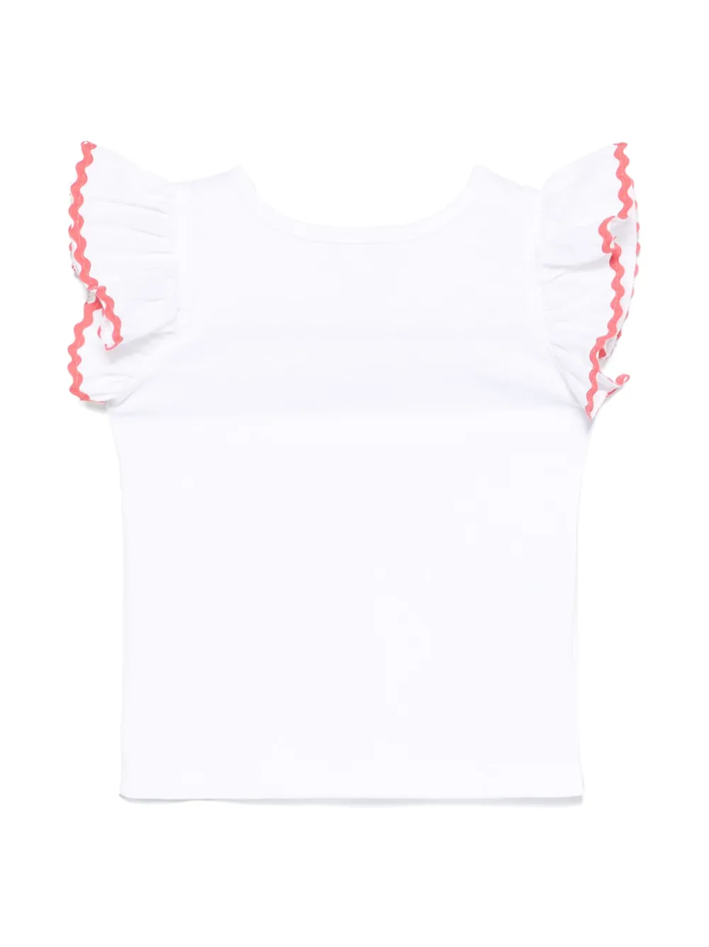 Mariella Ferrari Top met gewelfd detail Wit