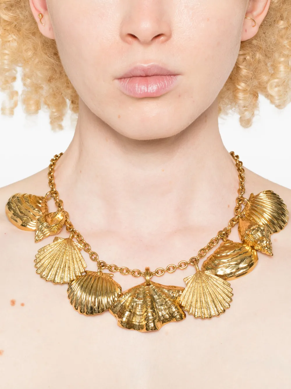 Chloé Shell gouden halsketting