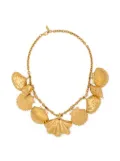 Chloé shell-shaped gold necklace