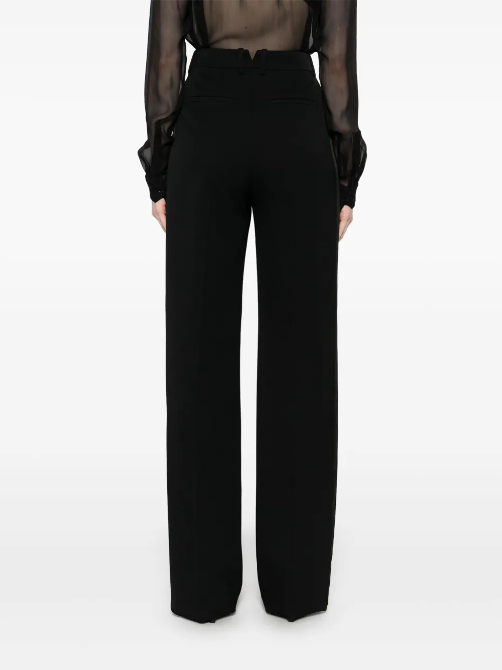 Saint Laurent Grain de poudre broek Zwart