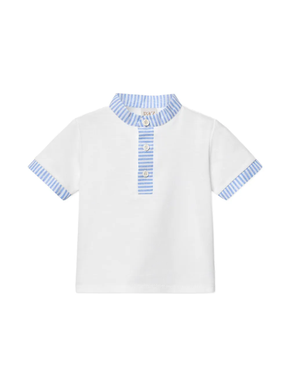 Paz Rodriguez Boys Short Set In White