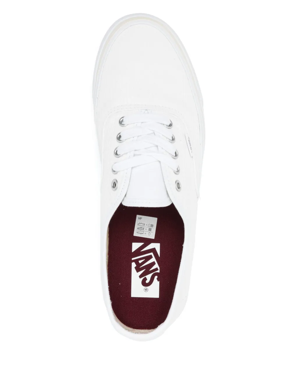 Vans decorative-stitching sneakers White