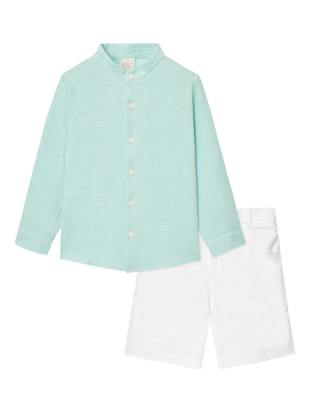 Paz Rodriguez Langärmeliges Shorts-Set | Grün | Image 1