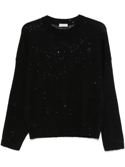Brunello Cucinelli sequin-embellished sweater