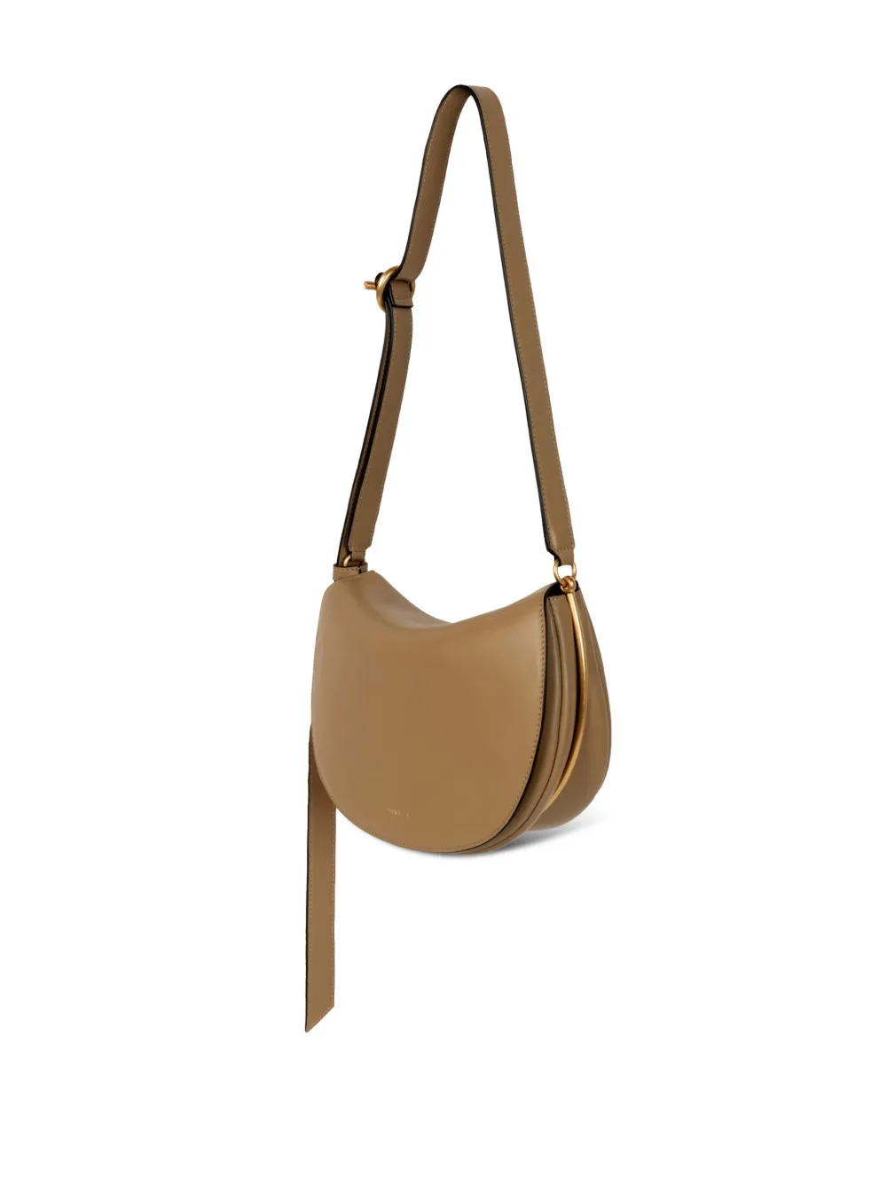 Wandler leather crossbody bag - Bruin