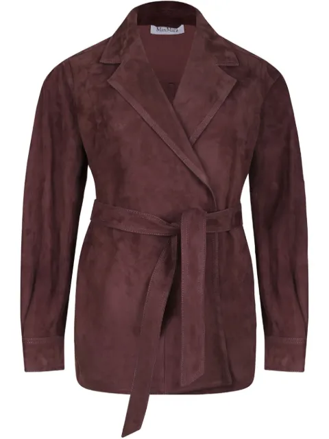 Max Mara suede jacket