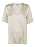 Antonelli silk top - Neutrals