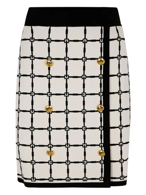 Elisabetta Franchi jacquard skirt