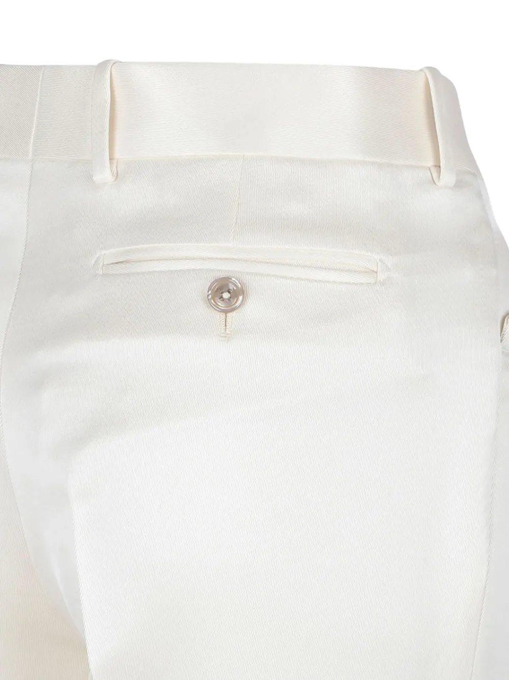 TOM FORD Broek met satijnen afwerking Wit