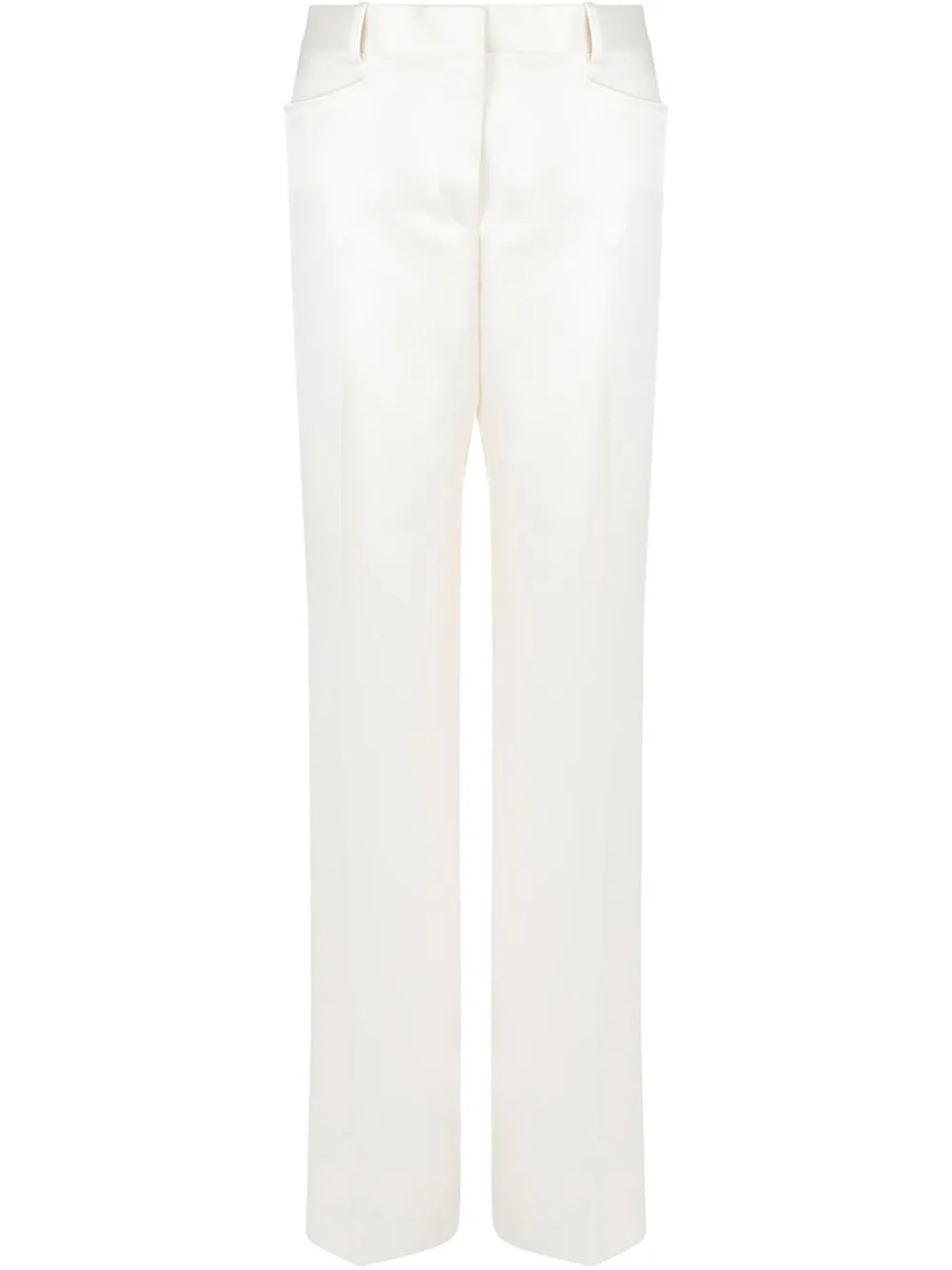 TOM FORD Broek met satijnen afwerking Wit