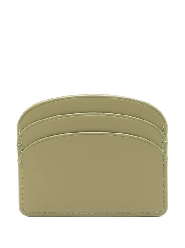【関税込み】A.P.C. ベージュ Demi-Lune カードケース A.P.C. Demi-Lune カードケース | グリーン | FARFETCH JP