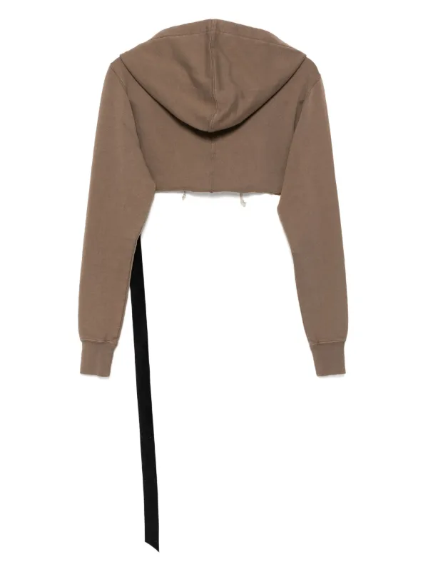 Rick Owens DRKSHDW クロップド パーカー | ニュートラル | FARFETCH JP