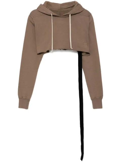 Rick Owens DRKSHDW cropped hoodie