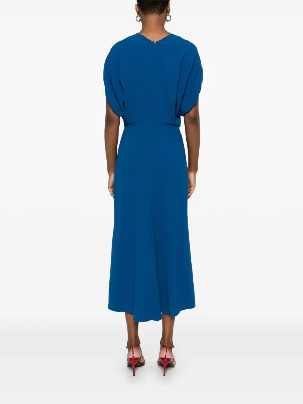 【Victoria Beckham】キャディマキシドレス Victoria Beckham キャディ ドレス | ブルー | FARFETCH JP