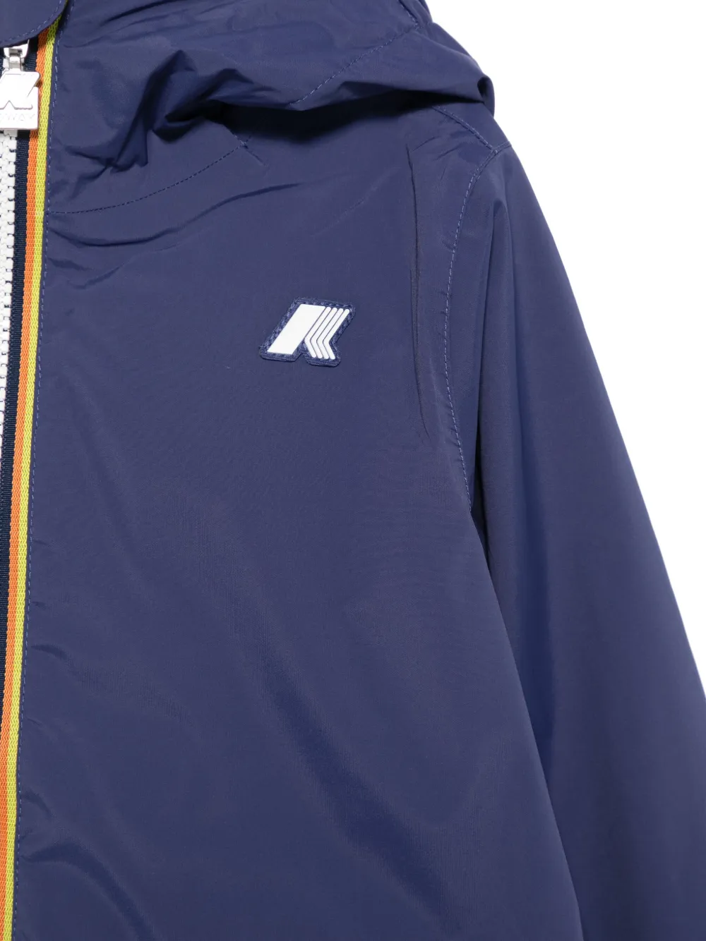 K Way Kids Jack met capuchon Blauw