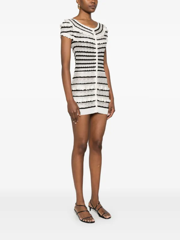 Dior 2010s Lace-pattern Dress - White Dior 2010s Lace-pattern Dress - White