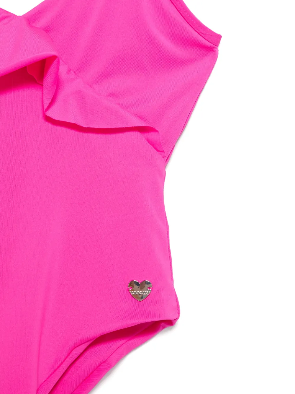 Monnalisa Badpak met ruches Roze