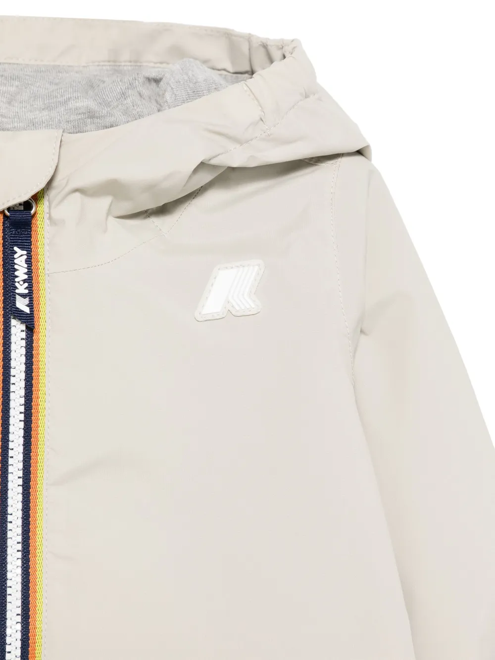 K Way Kids Jack met capuchon Beige