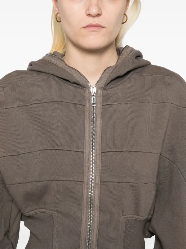 【Rick owens DRKSHDW】 collage gimp hoodle Rick Owens DRKSHDW Collage Gimp Hoodie | Brown | FARFETCH CA