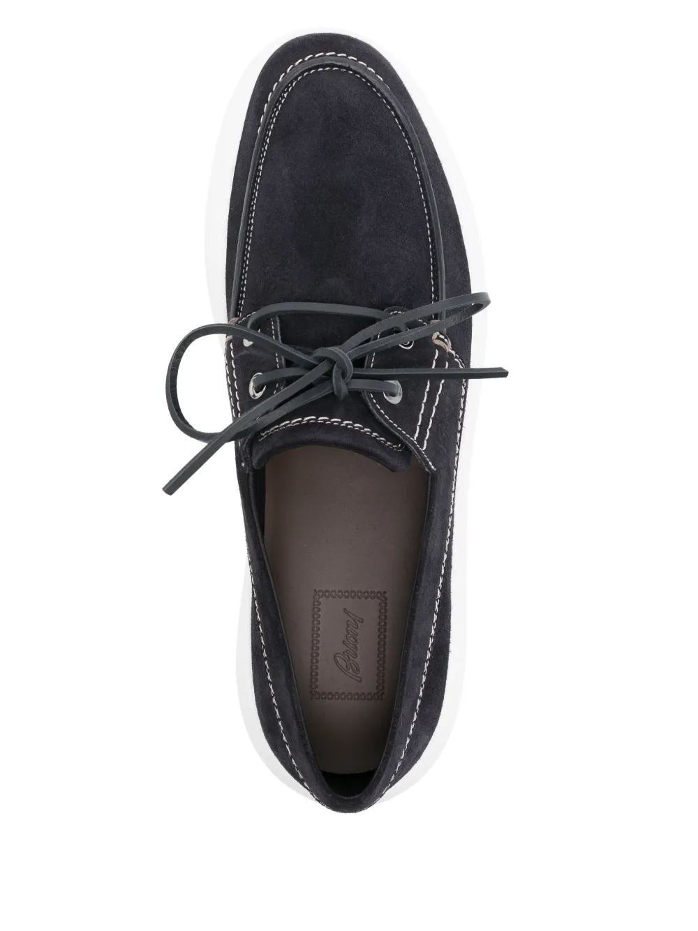 Brioni suede loafers Blue