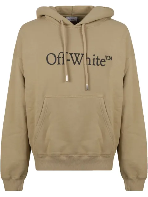 Off-White logo-print hoodie