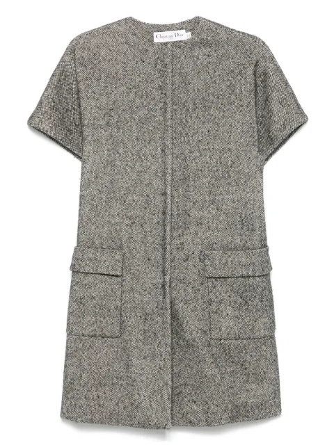 Christian Dior Pre-Owned abrigo de tweed 2010