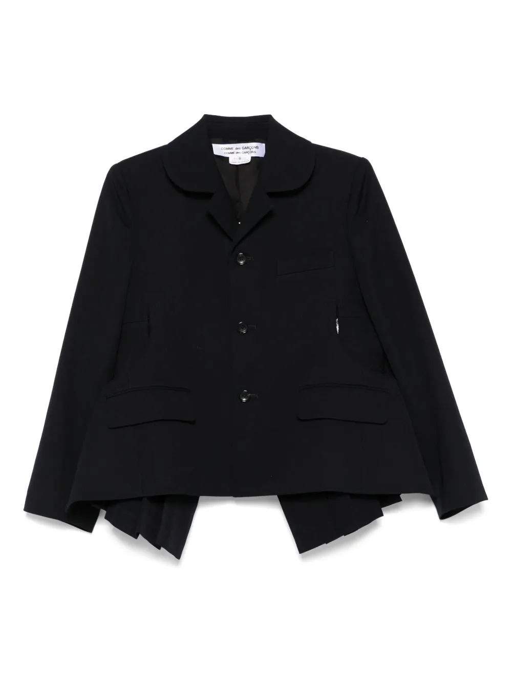 Comme Des Garçons Comme Des Garçons Wollen blazer Blauw