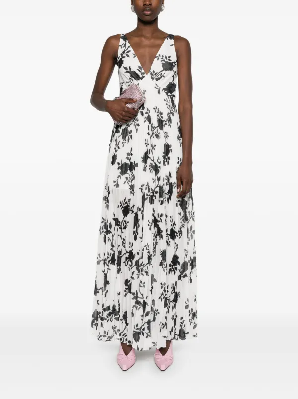 chinese dress ladies Amazon.com: R&M Richards Women's Romantic Floral Keyhole Halter Metallic Chiffon  Maxi Dress W/Hanky Hem Skirt