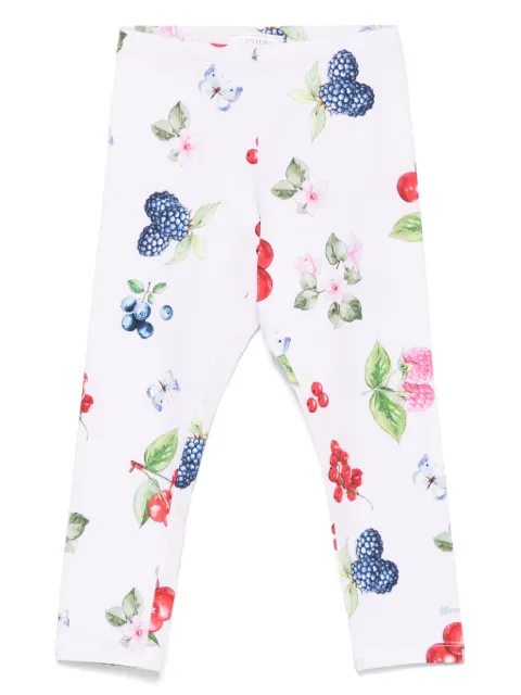 Monnalisa Leggings mit Früchte-Print