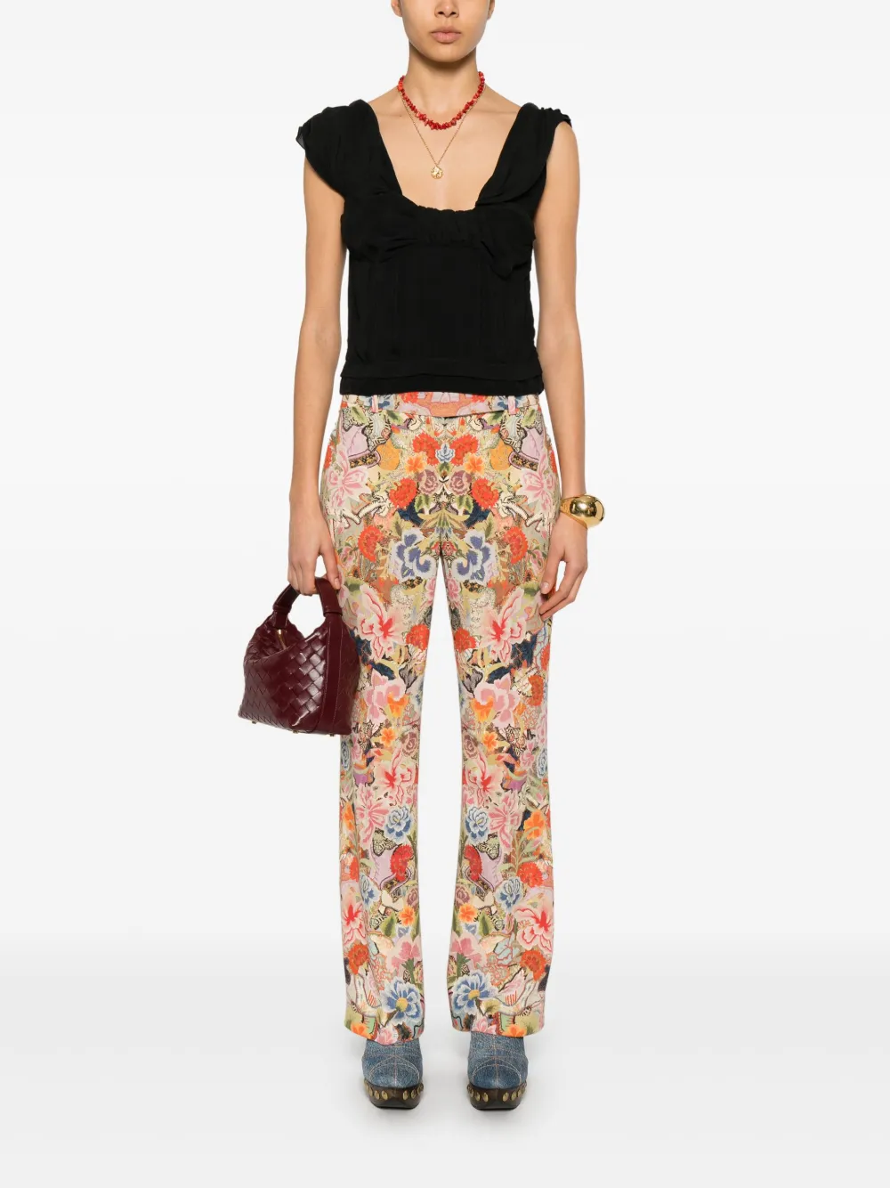 Christian Dior Pre-Owned 1990s x John Galliano silk top | Image 2