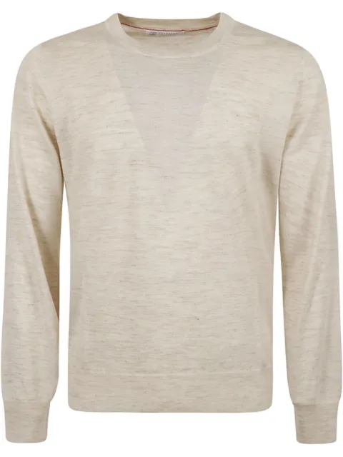 Brunello Cucinelli crew-neck fine-knit sweater