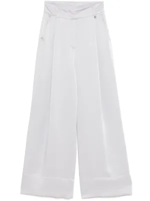 パンツ LIU JO WIDE LEG PANTS Wide-leg trousers with belt colour black | Liu Jo