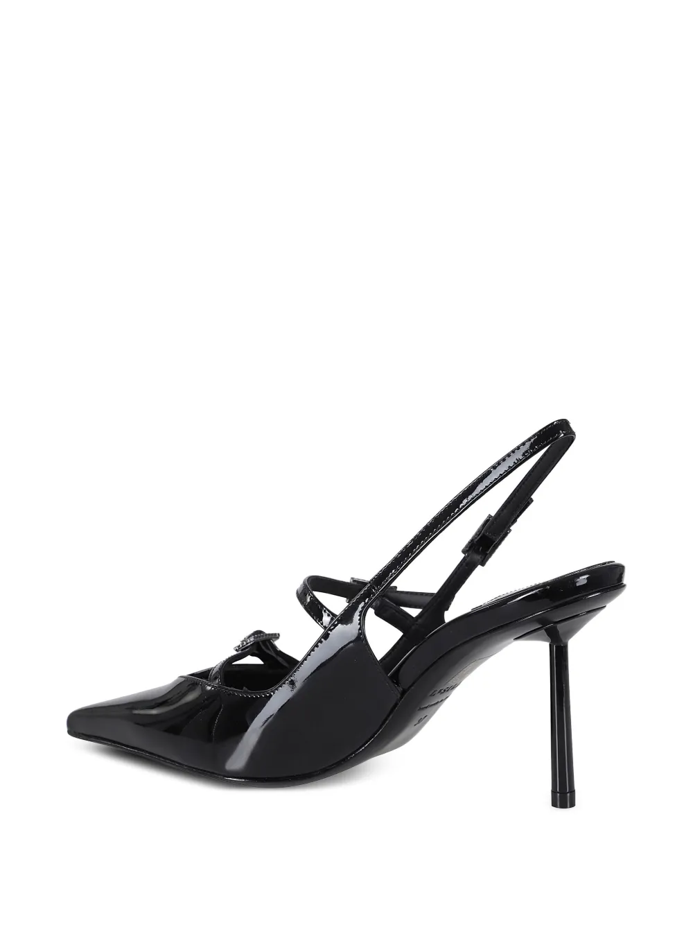 Le Silla 80mm leather pumps Black