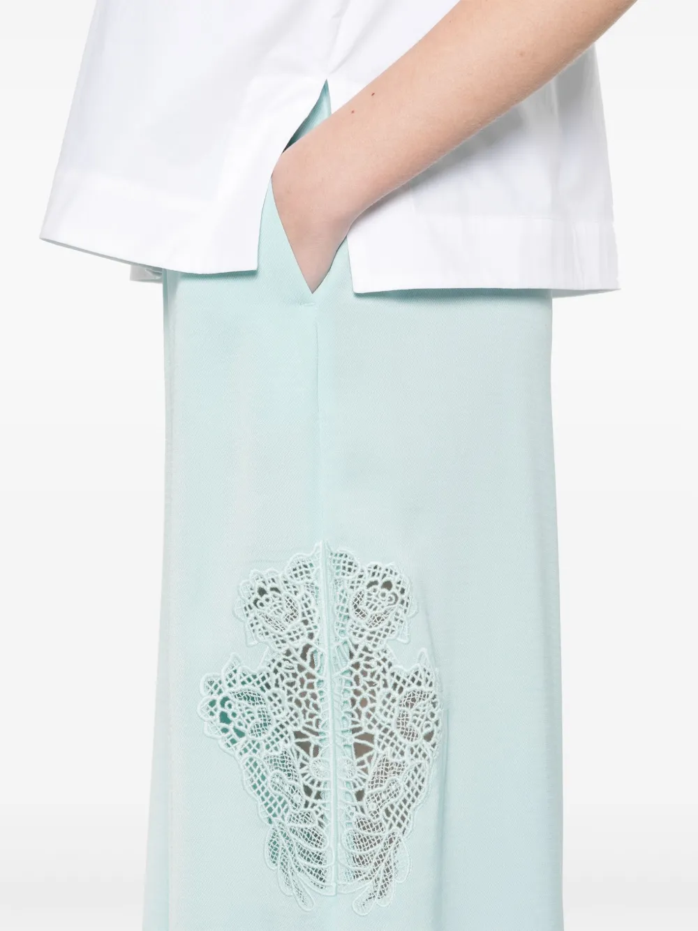 TWINSET PAPERBAG-WAIST TROUSERS