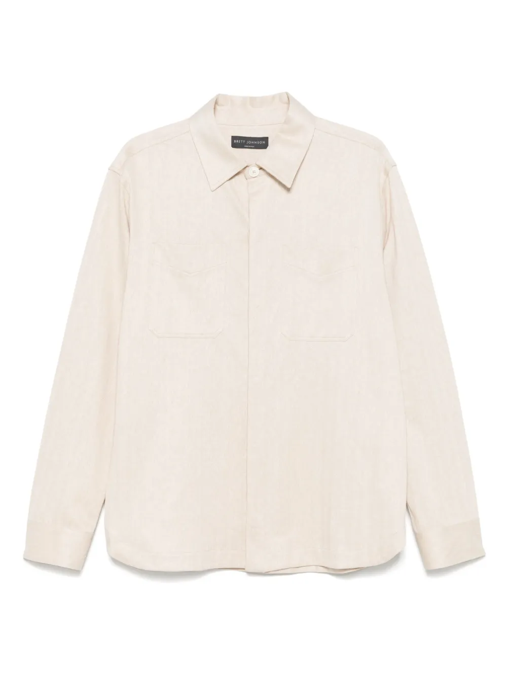 Brett Johnson linen-cotton jacket | Neutrals | Image 1