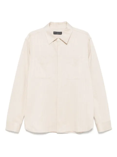 Brett Johnson linen-cotton jacket
