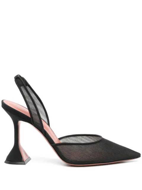 Amina Muaddi 100mm Holli pumps