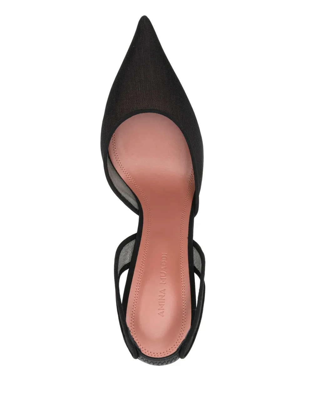 Amina Muaddi 100mm Holli pumps Black