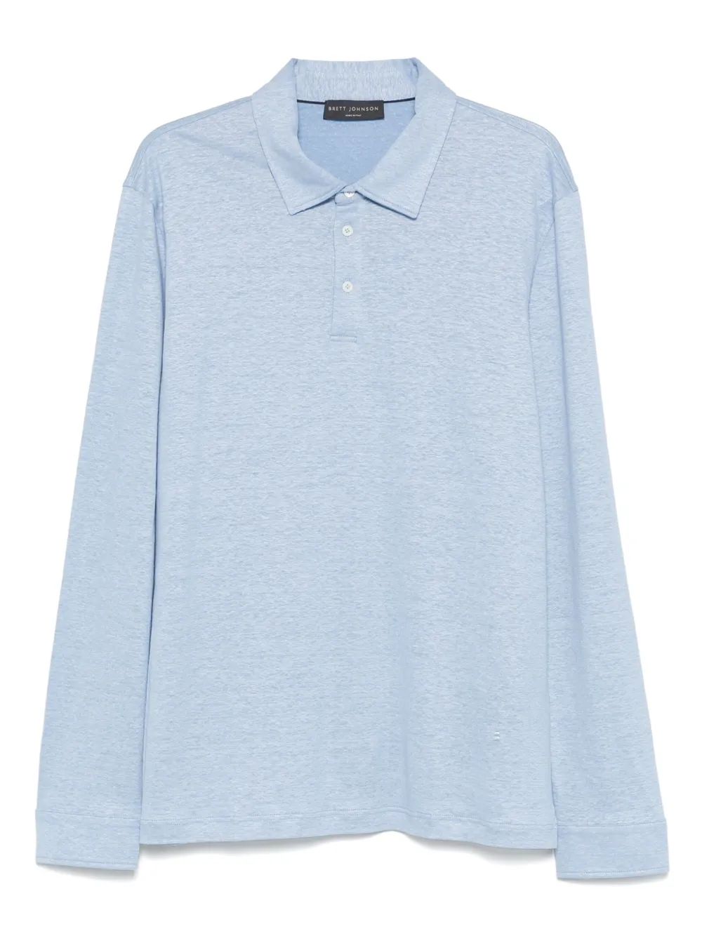 Brett Johnson long-sleeve polo shirt | Blue | Image 1