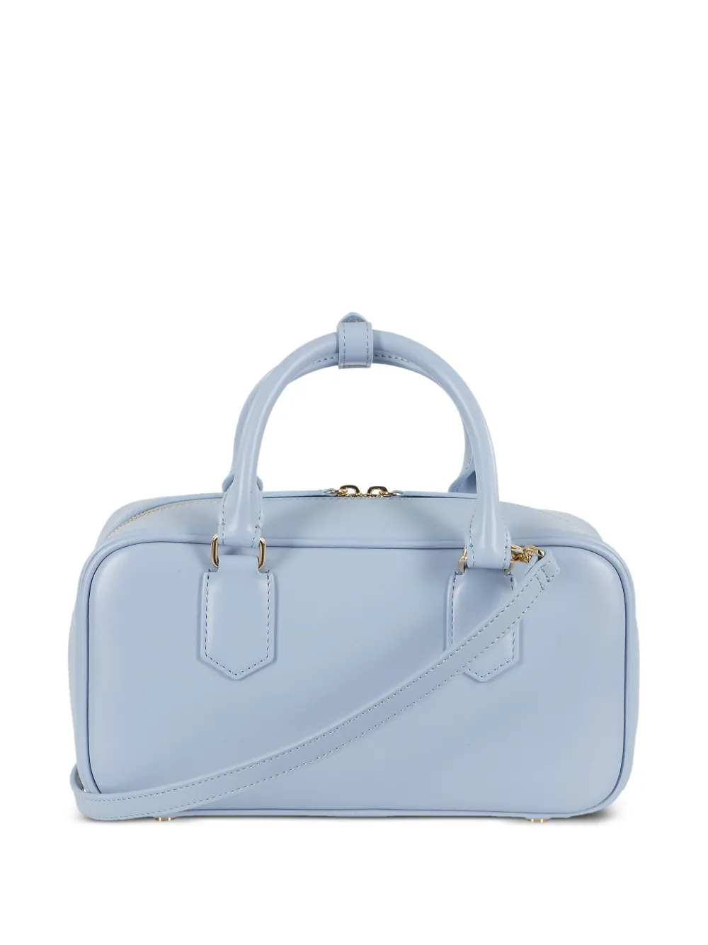 Semicouture Shopper met rits en handgreep Blauw
