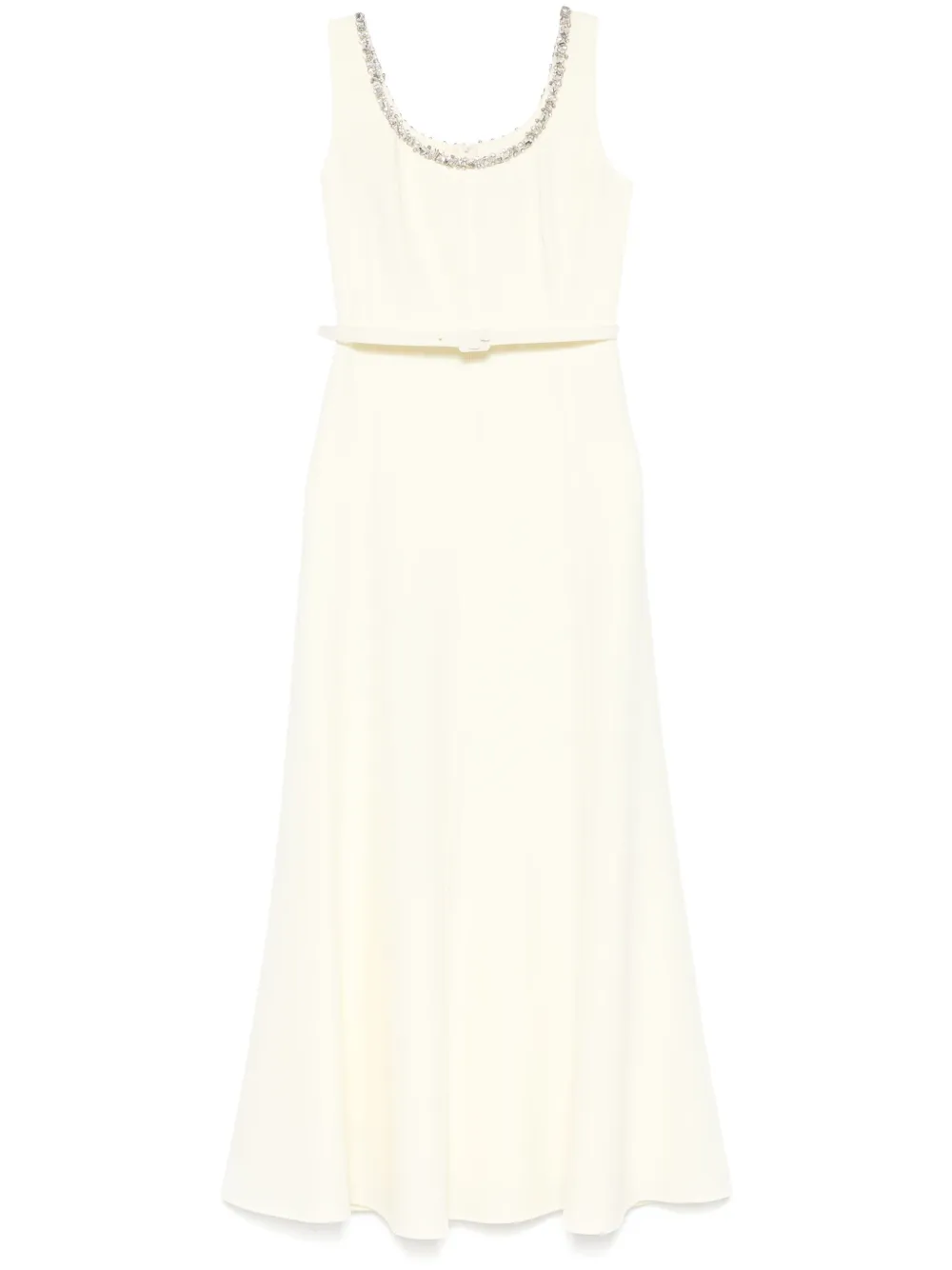 embellished cady maxi dress