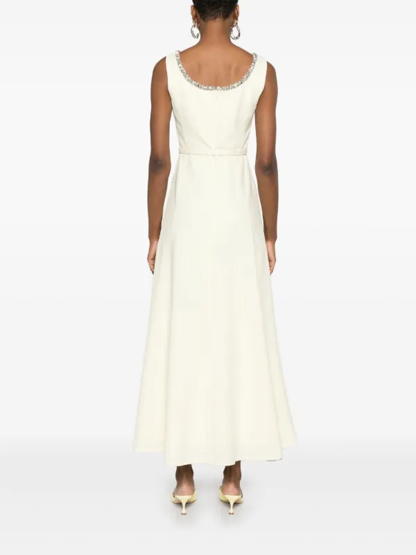 roland mouret asymmetric cady midi dress Embellished Maxi | Yellow avery-lookbook Roland Mouret Cady midi Color:Bitter Chocolate High-low Denim Dress -