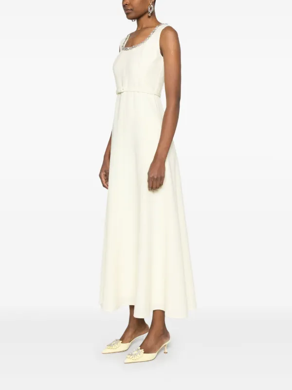 Roland Mouret デコラティブ キャディ マキシドレス | イエロー