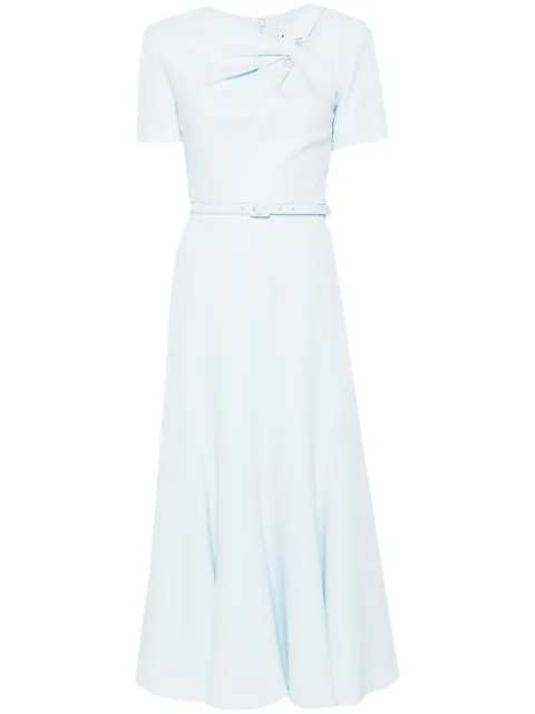 Roland Mouret belted cady midi dress