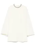 Roland Mouret embellished cady mini dress - Yellow