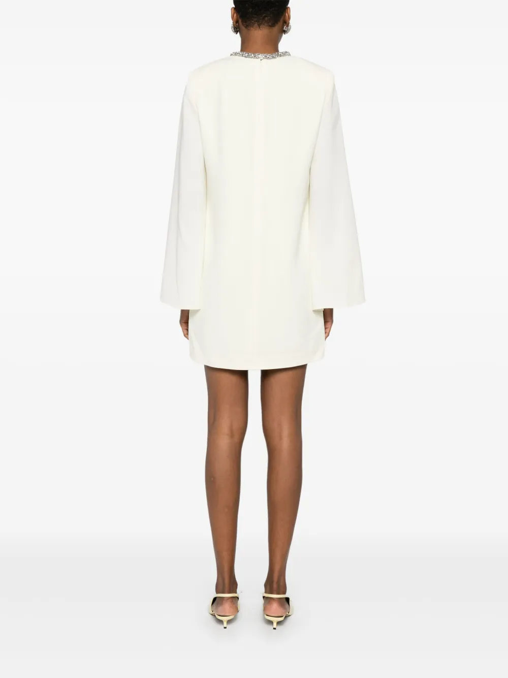 Roland Mouret Verfraaide jurk Geel