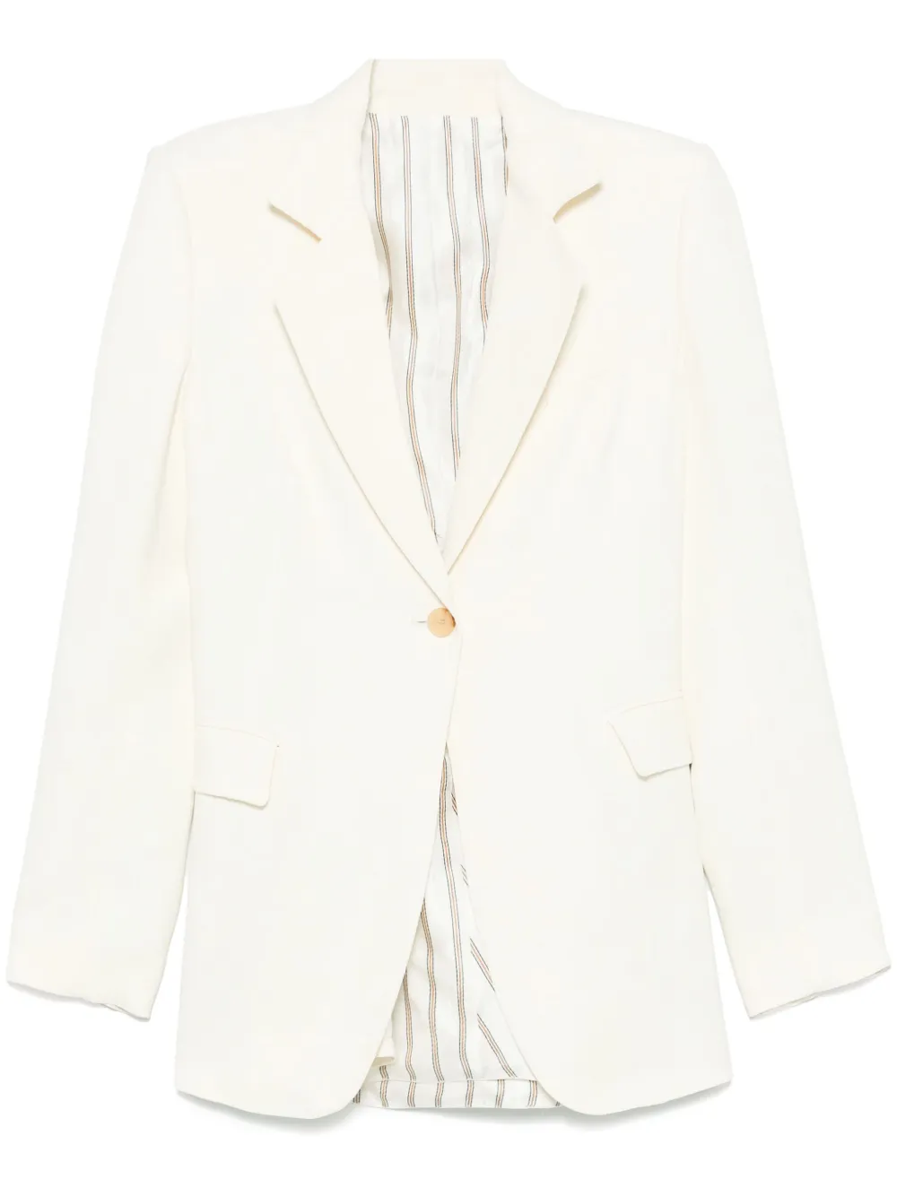 ETRO Blazer met paisley-jacquard Beige