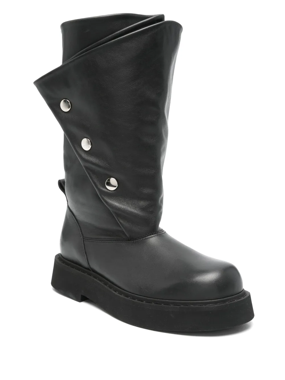 Nº21 leather boots Black