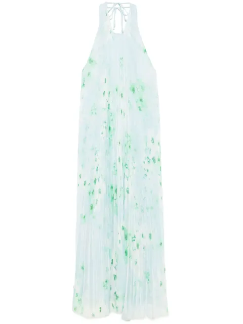 PINKO vestido largo con estampado floral