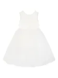 Sarah Louise faux-pearl embellished dress - White